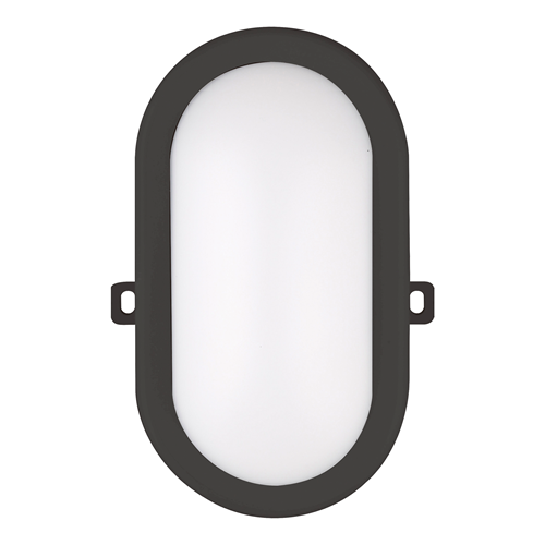 Bull Eye Lamp Led Pvc Zwart Bailey - BULKHEAD 12W / 910Lm IP54 Bull Eye Lamp Led Pvc Zwart Bailey - BULKHEAD 12W / 910Lm IP54