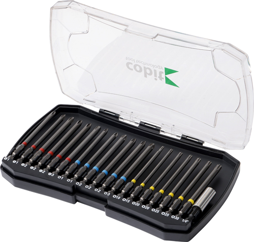 Schroefbitset Torsie Cobit - 20-DELIG PH/PZ/TX 90MM Schroefbitset Torsie Cobit - 20-DELIG PH/PZ/TX 90MM
