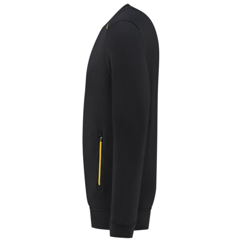 Sweater Bicolor Accent Tricorp - 302703 ZWART/GEEL 5XL Sweater Bicolor Accent Tricorp - 302703 ZWART/GEEL 5XL