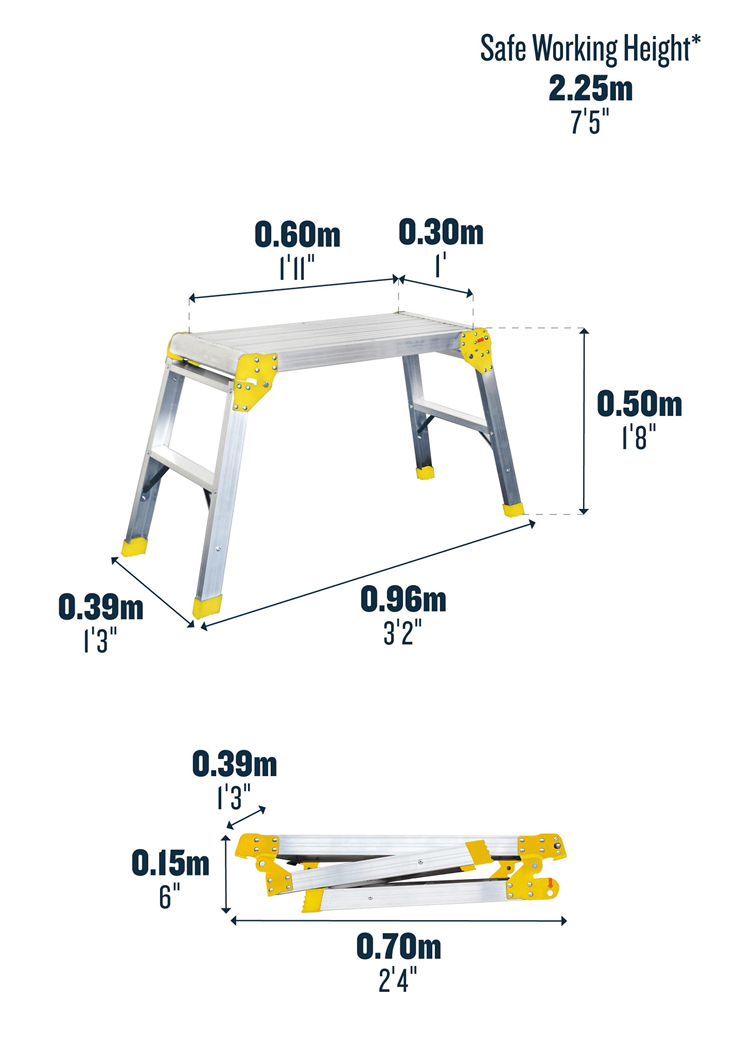 werkbordes aluminium werner werkbordes aluminium werner