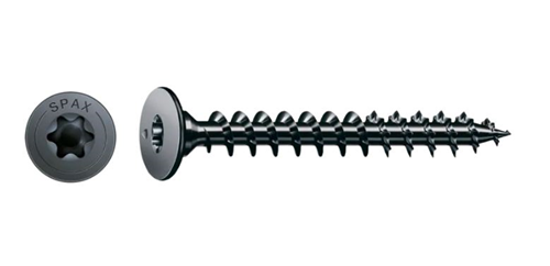 Achterwandschroef Zwart Spax - 3.0X30MM TK T10 BLAX Achterwandschroef Zwart Spax - 3.0X30MM TK T10 BLAX