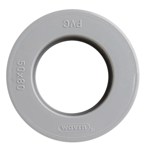 Verloopring Centrisch Pvc Grijs Rwa -  50X 80MM Verloopring Centrisch Pvc Grijs Rwa -  50X 80MM