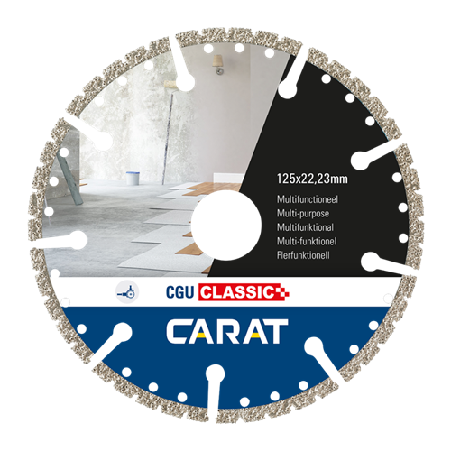 Diamantzaagblad Droog Carat Classic - CGU 125X22.23MM Diamantzaagblad Droog Carat Classic - CGU 125X22.23MM