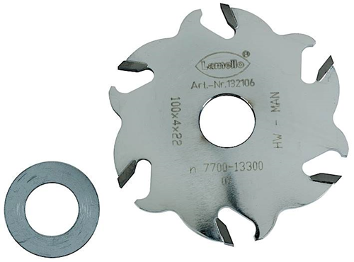 Groeffrees Hardmetaal Lamello - 100X4X22MM Groeffrees Hardmetaal Lamello - 100X4X22MM