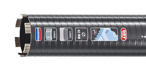 Diamantboor Droog Carat Laser - EDBLACK Ø62X300MM 5/4'' UNC Diamantboor Droog Carat Laser - EDBLACK Ø62X300MM 5/4'' UNC