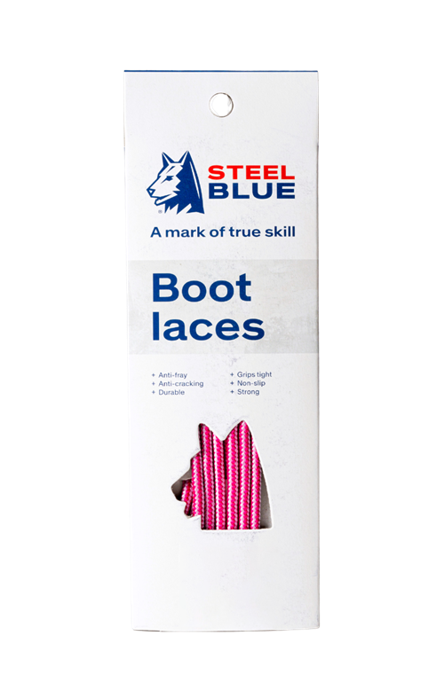 Veters Rond Steel Blue - 140CM ROZE/ZAND Veters Rond Steel Blue - 140CM ROZE/ZAND