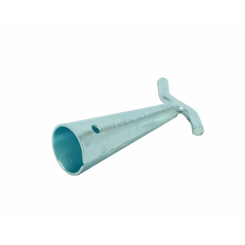 Stokhaak Verzinkt - 100MM / GAT Ø28MM Stokhaak Verzinkt - 100MM / GAT Ø28MM