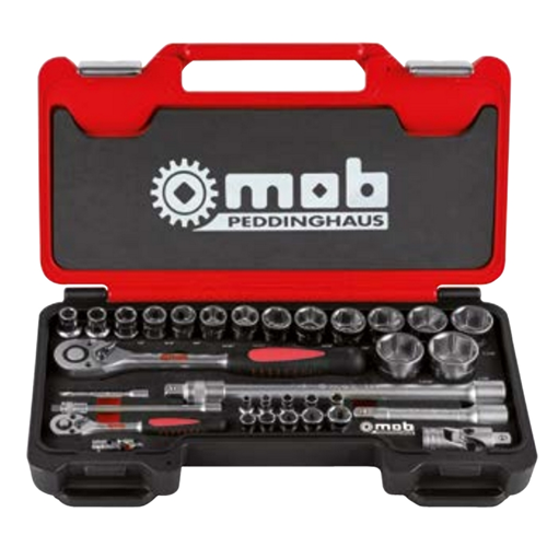 Dopsleutelset Combi Peddinghaus - 33-DELIG 1/4"-1/2" Dopsleutelset Combi Peddinghaus - 33-DELIG 1/4"-1/2"
