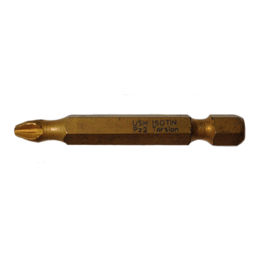 Krachtschroefbit Lang Ush - ISOTIN PZ2 50MM 1/4'' Krachtschroefbit Lang Ush - ISOTIN PZ2 50MM 1/4''