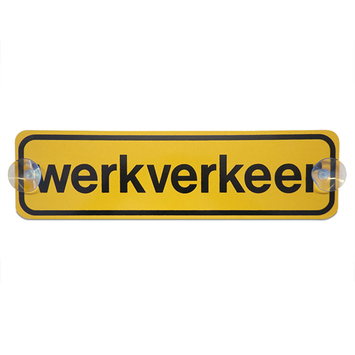 Werkverkeer Bord Pp - 300X 60MM Werkverkeer Bord Pp - 300X 60MM