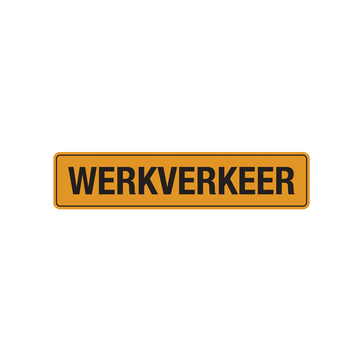 werkverkeer sticker vinyl werkverkeer sticker vinyl