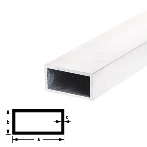Buis Rechthoekig Aluminium Brute - 60X40X4.0MM 3M Buis Rechthoekig Aluminium Brute - 60X40X4.0MM 3M