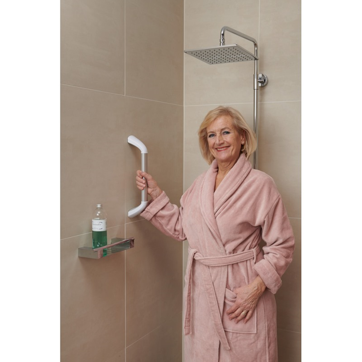 wandbeugel wit/aluminium secucare wandbeugel wit/aluminium secucare