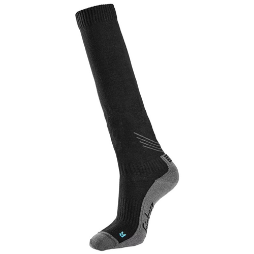 Sokken Compressie Snickers - 9229 ZWART/GRIJS MT 46-48 Sokken Compressie Snickers - 9229 ZWART/GRIJS MT 46-48