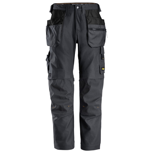 Werkbroek Allroundwork Canvas+ Snickers - 6224 GRIJS 162 Werkbroek Allroundwork Canvas+ Snickers - 6224 GRIJS 162