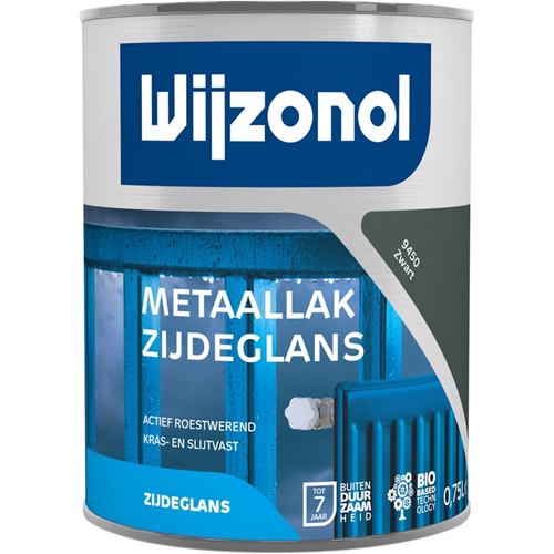 Metaallak Zijdeglans Zwart - 9450 750ML Metaallak Zijdeglans Zwart - 9450 750ML