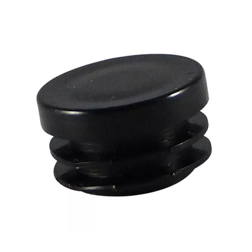 Insteekdop Kunststof Zwart - ROND 34MM PLATTE KOP Insteekdop Kunststof Zwart - ROND 34MM PLATTE KOP