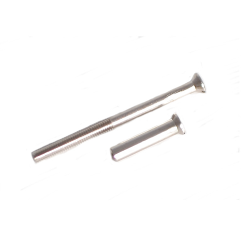 Patentbout Ijzer Vernikkeld - M4X38MM / M4X22.5MM Patentbout Ijzer Vernikkeld - M4X38MM / M4X22.5MM