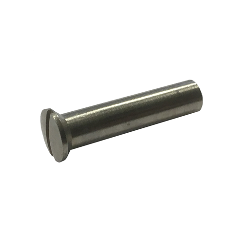 Patenthuls Messing Vernikkeld - M4X22.5MM LK GLEUF Patenthuls Messing Vernikkeld - M4X22.5MM LK GLEUF