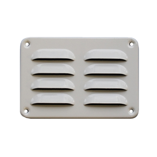 Schoepenrooster Aluminium Wit Gavo - 130X 90M (BXH) RAL 9010 Schoepenrooster Aluminium Wit Gavo - 130X 90M (BXH) RAL 9010