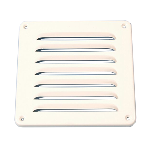 Schoepenrooster Aluminium Wit Gavo - 155X155MM (BXH) RAL 9010 Schoepenrooster Aluminium Wit Gavo - 155X155MM (BXH) RAL 9010