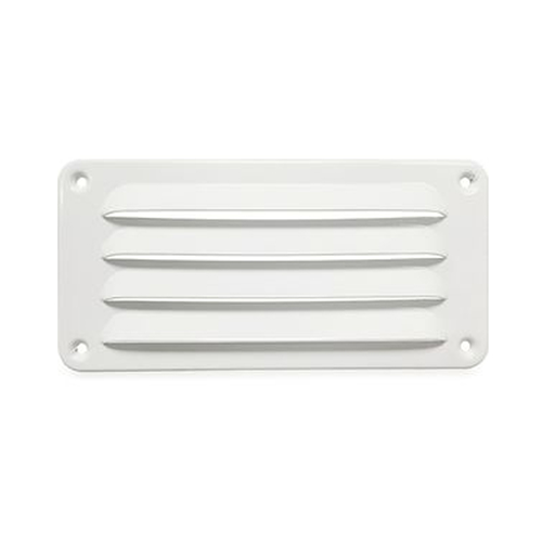 Schoepenrooster Aluminium Wit Gavo - 180X 90MM (BXH) RAL 9010 Schoepenrooster Aluminium Wit Gavo - 180X 90MM (BXH) RAL 9010