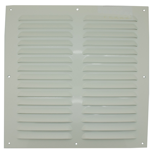 Schoepenrooster Aluminium Wit Gavo - 300X300MM (BXH) RAL 9010 Schoepenrooster Aluminium Wit Gavo - 300X300MM (BXH) RAL 9010