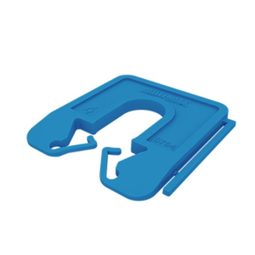 Uitvulplaatjes Kunststof Milli-Max - VIERKANT  4MM BLAUW Uitvulplaatjes Kunststof Milli-Max - VIERKANT  4MM BLAUW