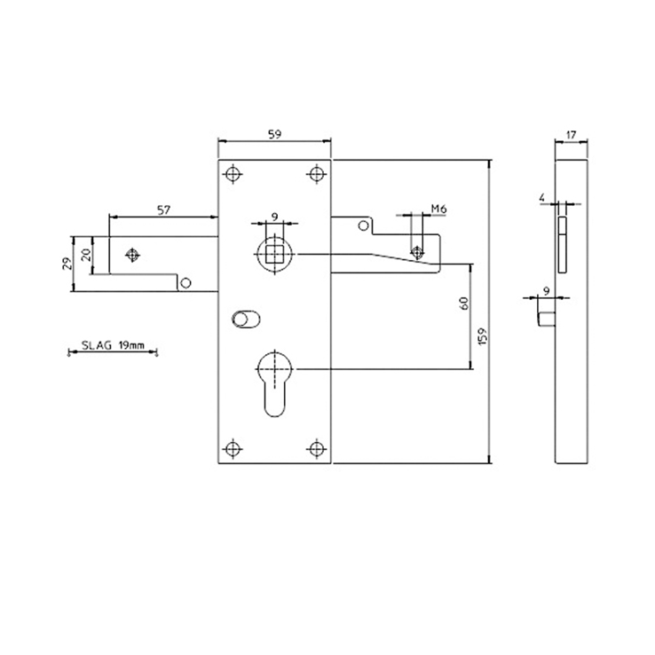 garagedeurslot opbouw pc nemef garagedeurslot opbouw pc nemef
