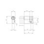 profielcilinder half lips skg**-4 profielcilinder half lips skg**-4