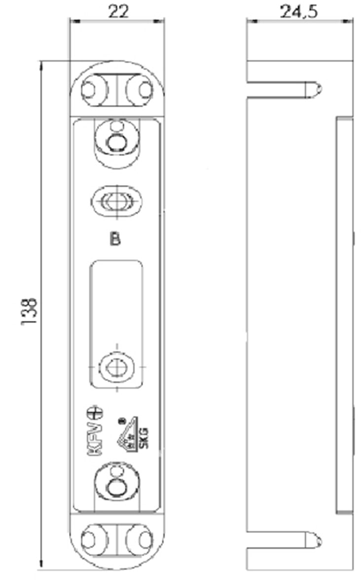 sluitkom/plaat verzinkt kfv sluitkom/plaat verzinkt kfv
