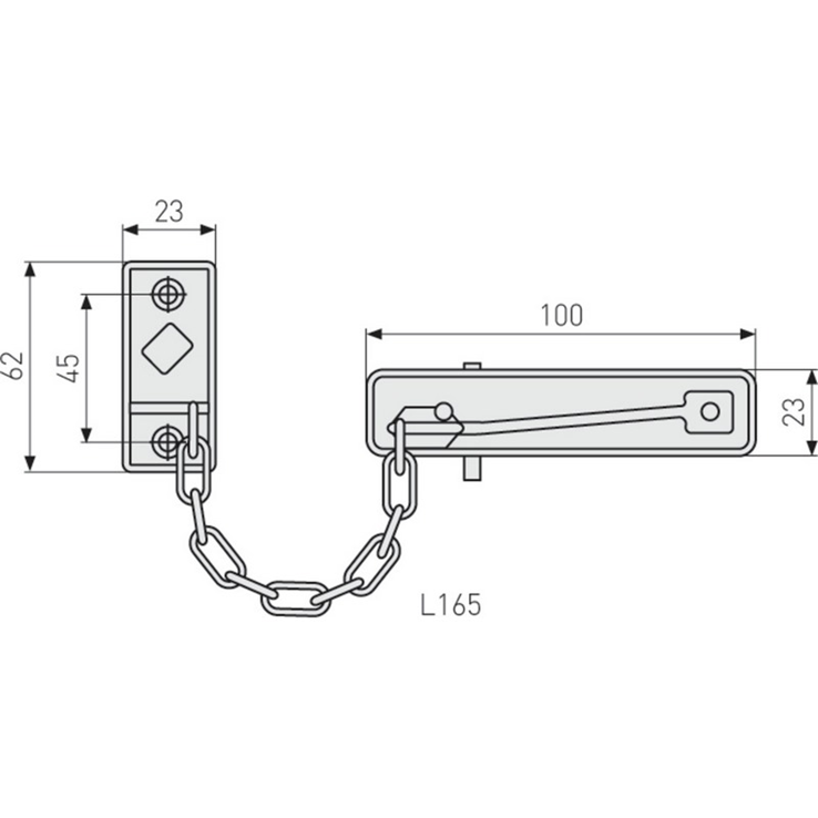 deurketting vernikkeld abus deurketting vernikkeld abus