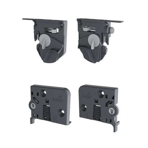 Snapper-& Neigingversteller Hettich - QUADRO SET à 2 X 2 STUKS Snapper-& Neigingversteller Hettich - QUADRO SET à 2 X 2 STUKS