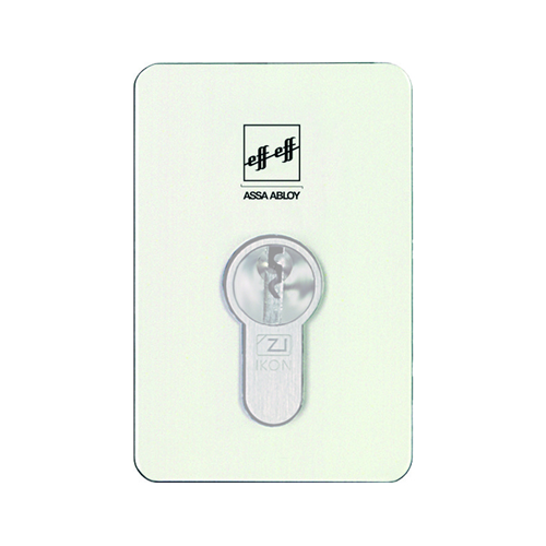 Profielcilinderrozet Wit Effeff - VOOR PC72MM SLOT Profielcilinderrozet Wit Effeff - VOOR PC72MM SLOT