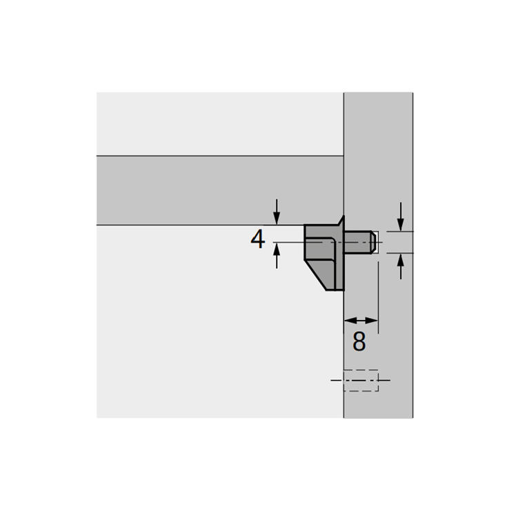 kastplankdrager hettich kastplankdrager hettich