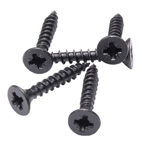 Spaanplaatschroef Zwart Verzinkt - 4.0X 25MM PK PZ Spaanplaatschroef Zwart Verzinkt - 4.0X 25MM PK PZ