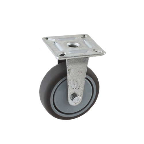 Bokwiel Grijs Rubber -  75MM  MAX. 60KG Bokwiel Grijs Rubber -  75MM  MAX. 60KG