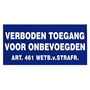 gebodsbord polypropyleen blauw/wit gebodsbord polypropyleen blauw/wit