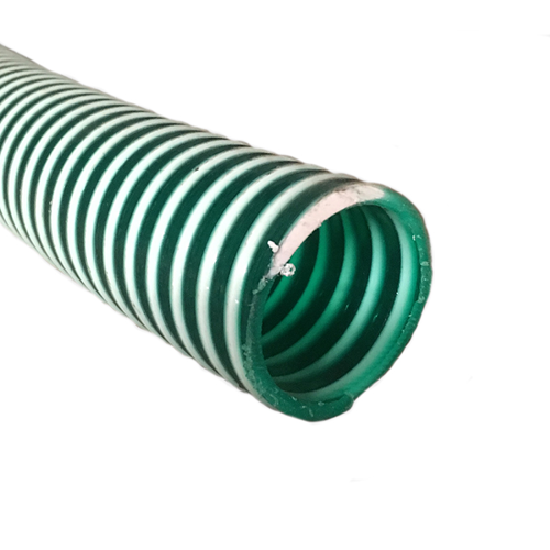 Waterzuigpersslang Pvc Transparant Groen - S500 Ø38MM Waterzuigpersslang Pvc Transparant Groen - S500 Ø38MM
