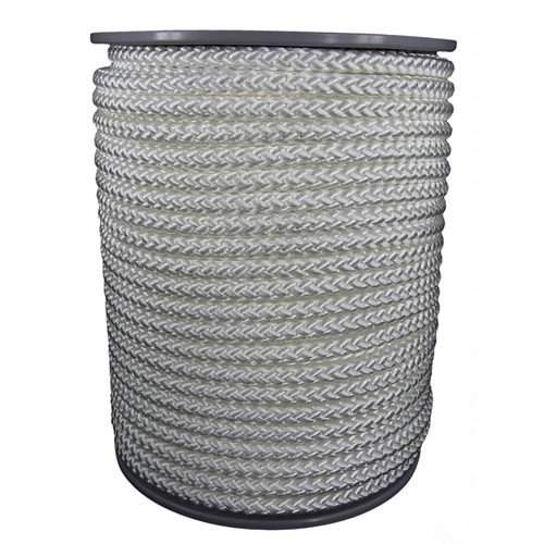 Koord Gevlochten Nylon - 12MM 100M WIT Koord Gevlochten Nylon - 12MM 100M WIT