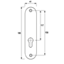 kortschild aluminium f1 oxloc-5 kortschild aluminium f1 oxloc-5