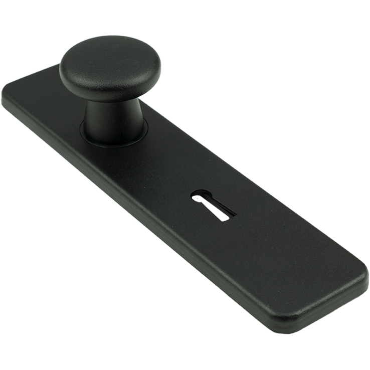 knopschild aluminium mat zwart oxloc knopschild aluminium mat zwart oxloc