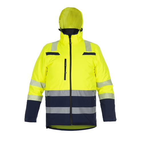 Parka Simply No Sweat Light Hydrowear - BOSTON GEEL FLUOR/NAVY L Parka Simply No Sweat Light Hydrowear - BOSTON GEEL FLUOR/NAVY L