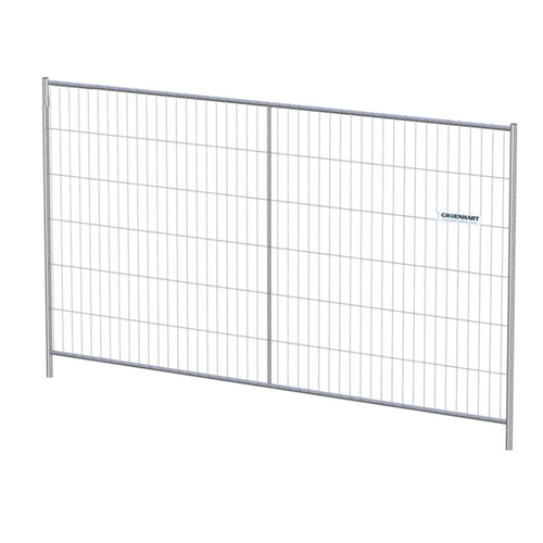 Bouwhek Met Tussenstijl Staal Verzinkt - M 90  347X200CM Bouwhek Met Tussenstijl Staal Verzinkt - M 90  347X200CM