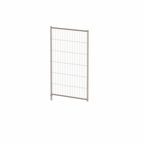 Bouwhek Looppoort Gegalvaniseerd Heras - 110X200CM Bouwhek Looppoort Gegalvaniseerd Heras - 110X200CM