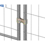 bouwhek klemset high security heras-3 bouwhek klemset high security heras-3