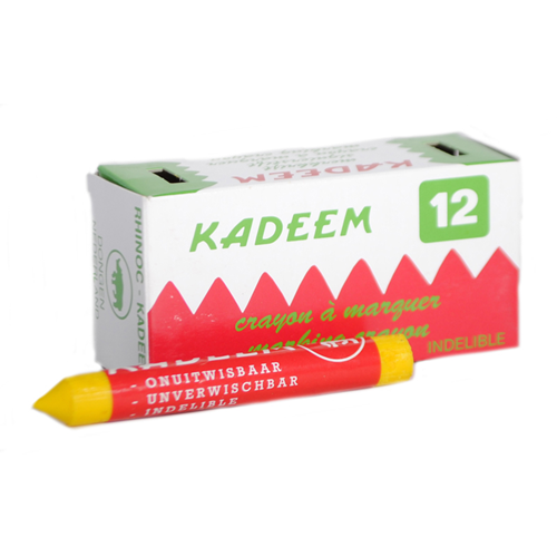 Merkkrijt Kadeem Geel - 12 STUKS Merkkrijt Kadeem Geel - 12 STUKS