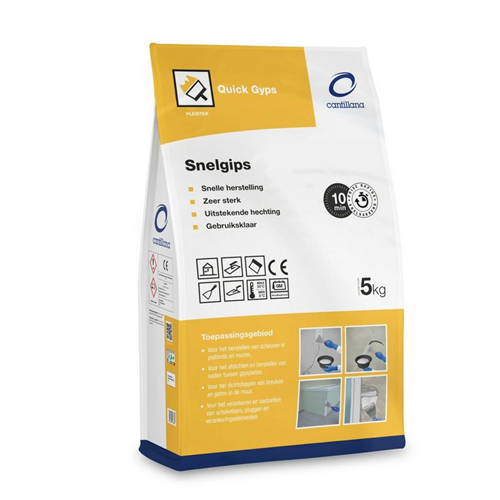 Vulmiddel Snelgips Cantillana - 5KG Vulmiddel Snelgips Cantillana - 5KG