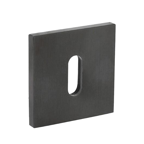 Sleutelgatrozet Antraciet Mat Titaan Pvd - 51X51X5MM Sleutelgatrozet Antraciet Mat Titaan Pvd - 51X51X5MM