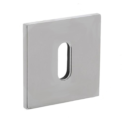 Sleutelgatrozet Chroom - 51X51X5MM Sleutelgatrozet Chroom - 51X51X5MM
